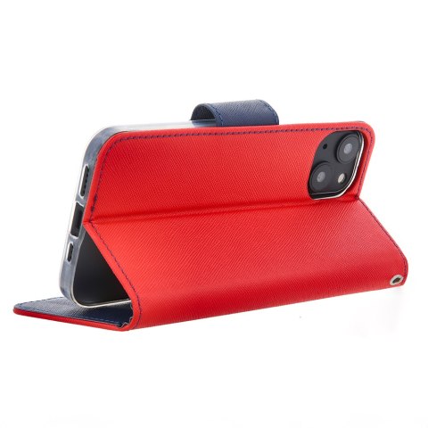 Etui Smart Fancy do Xiaomi Redmi 12C czerwono-granatowe Etui Smart Fancy do Xiaomi Redmi 12C czerwono-granatowe