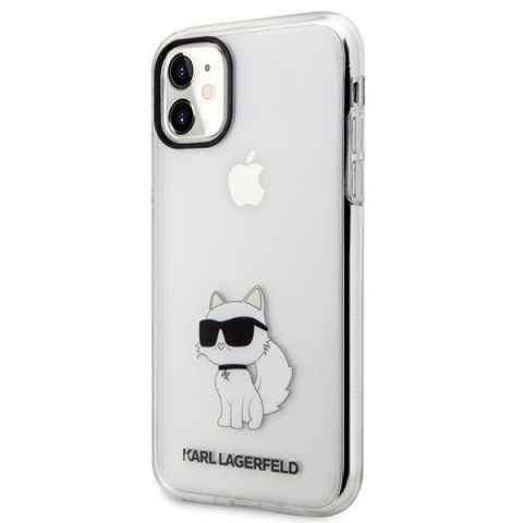 Karl Lagerfeld nakładka do iPhone 11 / XR KLHCN61HNCHTCT transparentna hardcase Ikonik Choupette Karl Lagerfeld nakładka do iPhone 11 / XR KLHCN61HNCHTCT transparentna hardcase Ikonik Choupette