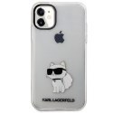Karl Lagerfeld nakładka do iPhone 11 / XR KLHCN61HNCHTCT transparentna hardcase Ikonik Choupette Karl Lagerfeld nakładka do iPhone 11 / XR KLHCN61HNCHTCT transparentna hardcase Ikonik Choupette