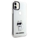 Karl Lagerfeld nakładka do iPhone 11 / XR KLHCN61HNCHTCT transparentna hardcase Ikonik Choupette Karl Lagerfeld nakładka do iPhone 11 / XR KLHCN61HNCHTCT transparentna hardcase Ikonik Choupette