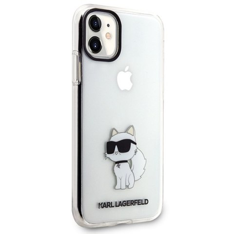Karl Lagerfeld nakładka do iPhone 11 / XR KLHCN61HNCHTCT transparentna hardcase Ikonik Choupette Karl Lagerfeld nakładka do iPhone 11 / XR KLHCN61HNCHTCT transparentna hardcase Ikonik Choupette