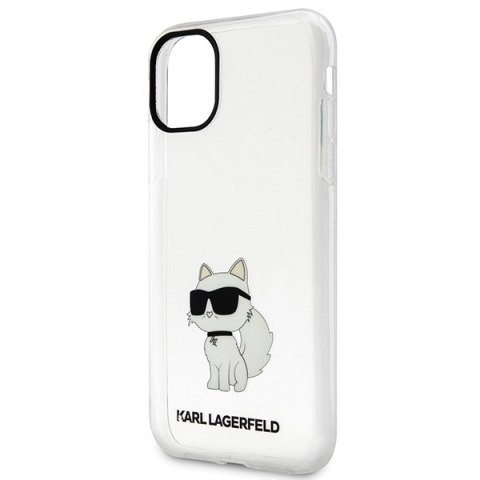 Karl Lagerfeld nakładka do iPhone 11 / XR KLHCN61HNCHTCT transparentna hardcase Ikonik Choupette Karl Lagerfeld nakładka do iPhone 11 / XR KLHCN61HNCHTCT transparentna hardcase Ikonik Choupette