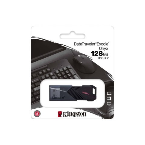 Kingston pendrive 128GB USB 3.2 Gen 1 DataTraveler Exodia Onyx Kingston pendrive 128GB USB 3.2 Gen 1 DataTraveler Exodia Onyx