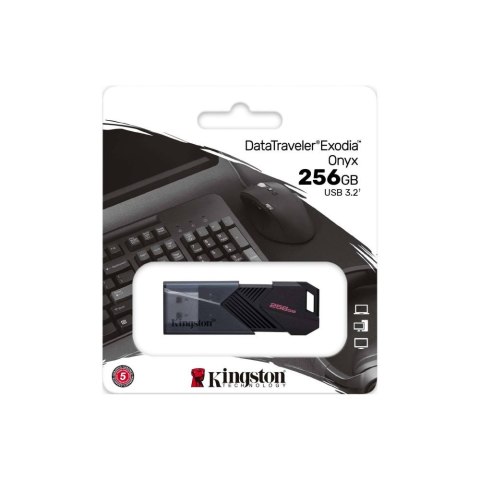 Kingston pendrive 256GB USB 3.2 Gen 1 DataTraveler Exodia Onyx Kingston pendrive 256GB USB 3.2 Gen 1 DataTraveler Exodia Onyx