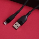 Maxlife kabel MXUC-07 USB - Lightning 1,0 m 2,4A czarny nylonowy Maxlife kabel MXUC-07 USB - Lightning 1,0 m 2,4A czarny nylonowy