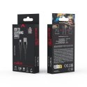Maxlife kabel MXUC-07 USB - Lightning 1,0 m 2,4A czarny nylonowy Maxlife kabel MXUC-07 USB - Lightning 1,0 m 2,4A czarny nylonowy
