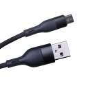Maxlife kabel MXUC-07 USB - microUSB 1,0 m 2,4A czarny nylonowy Maxlife kabel MXUC-07 USB - microUSB 1,0 m 2,4A czarny nylonowy