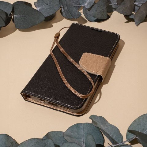 Etui Smart Fancy do Samsung Galaxy A13 5G / A04s czarno-złote Etui Smart Fancy do Samsung Galaxy A13 5G / A04s czarno-złote