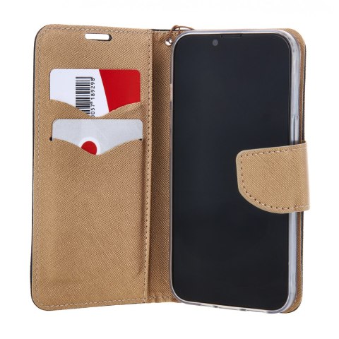 Etui Smart Fancy do Samsung Galaxy A34 5G złoto-czarne Etui Smart Fancy do Samsung Galaxy A34 5G złoto-czarne