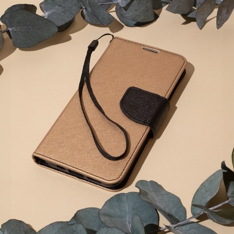Etui Smart Fancy do Samsung Galaxy A34 5G złoto-czarne Etui Smart Fancy do Samsung Galaxy A34 5G złoto-czarne