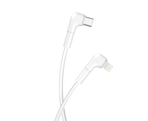 Maxlife kabel kątowy MXUC-09 USB-C - Lightning 1,0 m 27W biały Maxlife kabel kątowy MXUC-09 USB-C - Lightning 1,0 m 27W biały