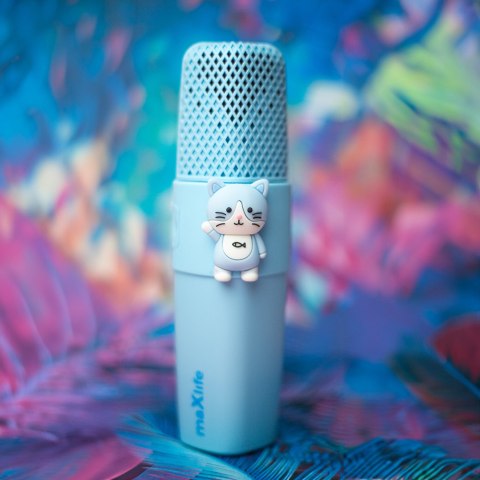 Maxlife mikrofon z głośnikiem Bluetooth Animal MXBM-500 niebieski Maxlife mikrofon z głośnikiem Bluetooth Animal MXBM-500 niebieski