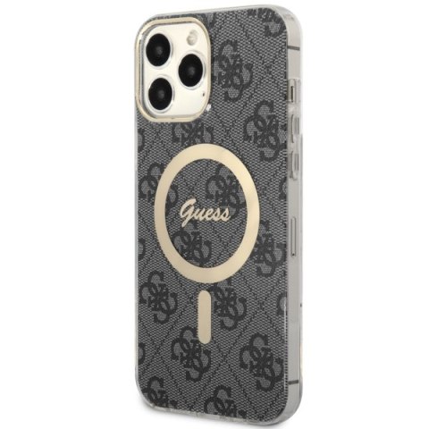 Guess nakładka do iPhone 13 Pro Max 6,7" GUHMP13XH4STK czarna hardcase Magsafe IML 4G Guess nakładka do iPhone 13 Pro Max 6,7" GUHMP13XH4STK czarna hardcase Magsafe IML 4G