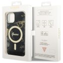 Guess nakładka do iPhone 14 6,1" GUHMP14SHTMRSK czarna hardcase Magsafe IML Golden Marble Guess nakładka do iPhone 14 6,1" GUHMP14SHTMRSK czarna hardcase Magsafe IML Golden Marble