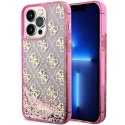 Guess nakładka do iPhone 14 Pro Max 6,7" GUHCP14XLC4PSGP różowa hardcase Liquid Glitter 4G Translucent Guess nakładka do iPhone 14 Pro Max 6,7" GUHCP14XLC4PSGP różowa hardcase Liquid Glitter 4G Translucent