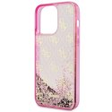 Guess nakładka do iPhone 14 Pro Max 6,7" GUHCP14XLC4PSGP różowa hardcase Liquid Glitter 4G Translucent Guess nakładka do iPhone 14 Pro Max 6,7" GUHCP14XLC4PSGP różowa hardcase Liquid Glitter 4G Translucent