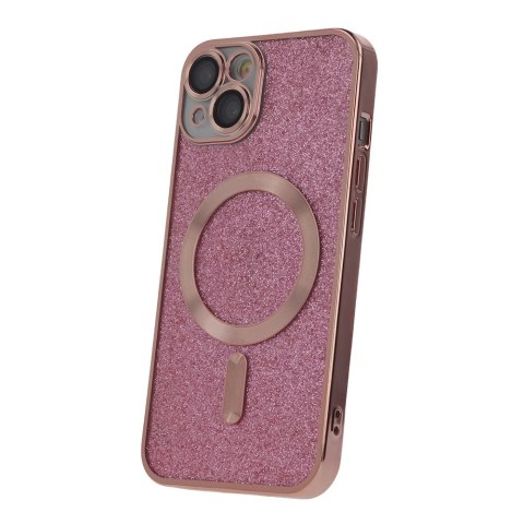 Nakładka Glitter Chrome Mag do iPhone 12 6,1" różowa Nakładka Glitter Chrome Mag do iPhone 12 6,1" różowa