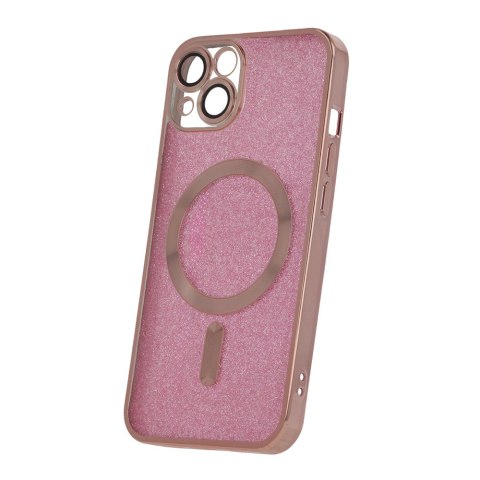 Nakładka Glitter Chrome Mag do iPhone 12 6,1" różowa Nakładka Glitter Chrome Mag do iPhone 12 6,1" różowa