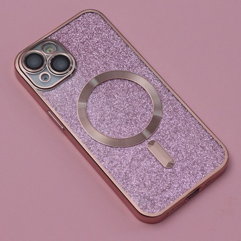 Nakładka Glitter Chrome Mag do iPhone 12 6,1" różowa Nakładka Glitter Chrome Mag do iPhone 12 6,1" różowa