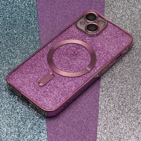 Nakładka Glitter Chrome Mag do iPhone 12 6,1" różowa Nakładka Glitter Chrome Mag do iPhone 12 6,1" różowa