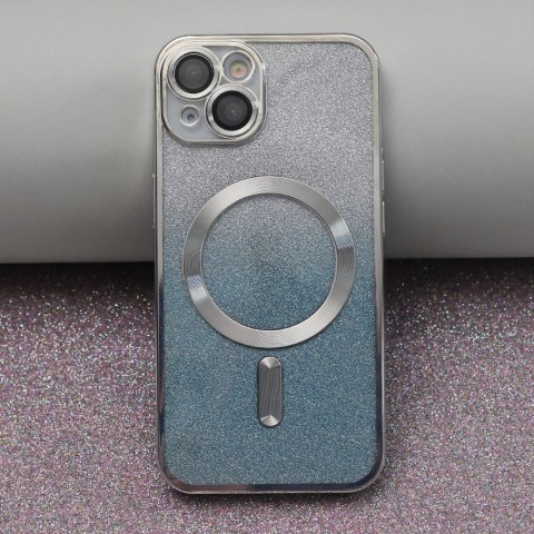 Nakładka Glitter Chrome Mag do iPhone 13 6,1" srebrny gradient Nakładka Glitter Chrome Mag do iPhone 13 6,1" srebrny gradient