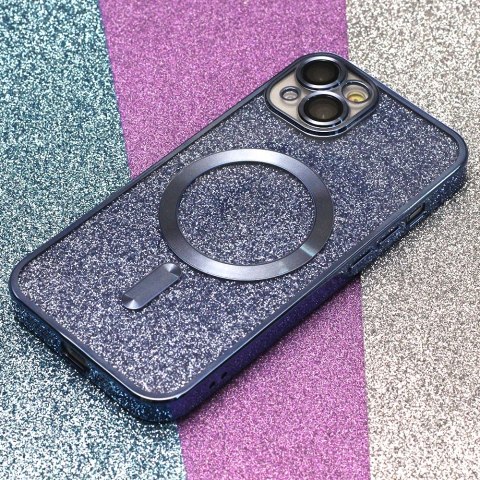 Nakładka Glitter Chrome Mag do iPhone 14 Pro 6,1" niebieska Nakładka Glitter Chrome Mag do iPhone 14 Pro 6,1" niebieska