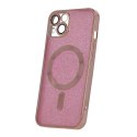 Nakładka Glitter Chrome Mag do iPhone 14 Pro 6,1" różowa