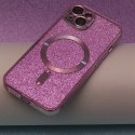 Nakładka Glitter Chrome Mag do iPhone 14 Pro 6,1" różowa