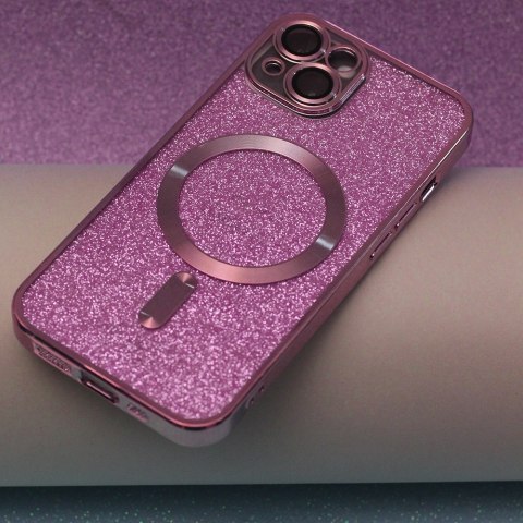Nakładka Glitter Chrome Mag do iPhone 14 Pro 6,1" różowa Nakładka Glitter Chrome Mag do iPhone 14 Pro 6,1" różowa