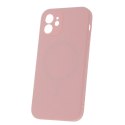 Nakładka Mag Invisible do iPhone 12 6,1" pastelowy różowy