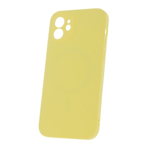 Nakładka Mag Invisible do iPhone 12 6,1" pastelowy żółty Nakładka Mag Invisible do iPhone 12 6,1" pastelowy żółty