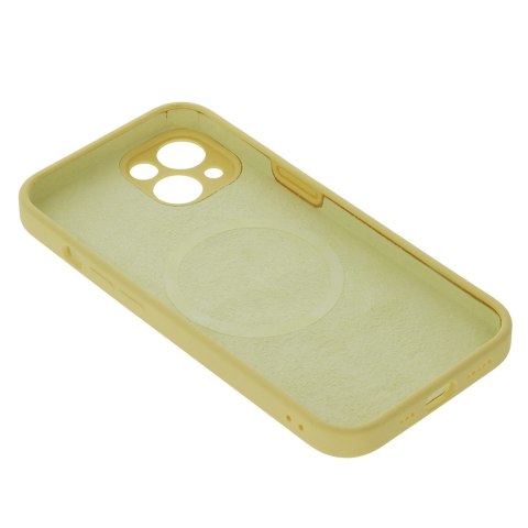 Nakładka Mag Invisible do iPhone 14 6,1" pastelowy żółty Nakładka Mag Invisible do iPhone 14 6,1" pastelowy żółty