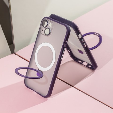 Nakładka Mag Ring do iPhone 13 6,1" fioletowa Nakładka Mag Ring do iPhone 13 6,1" fioletowa