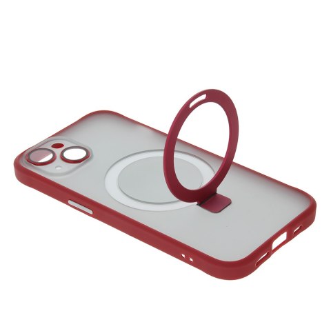 Nakładka Mag Ring do iPhone 14 6,1" czerwona Nakładka Mag Ring do iPhone 14 6,1" czerwona