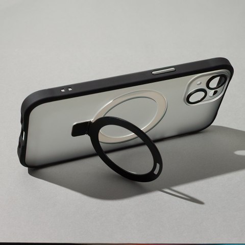 Nakładka Mag Ring do iPhone 14 Pro 6,1" czarna Nakładka Mag Ring do iPhone 14 Pro 6,1" czarna
