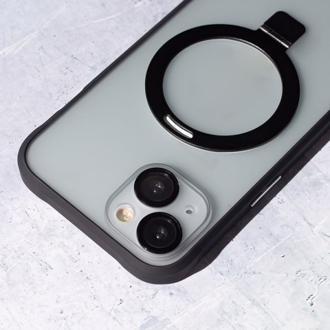 Nakładka Mag Ring do iPhone 14 Pro 6,1" czarna Nakładka Mag Ring do iPhone 14 Pro 6,1" czarna