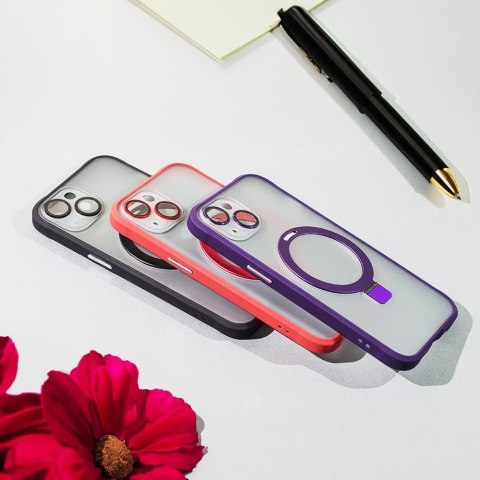 Nakładka Mag Ring do iPhone 14 Pro 6,1" czarna Nakładka Mag Ring do iPhone 14 Pro 6,1" czarna