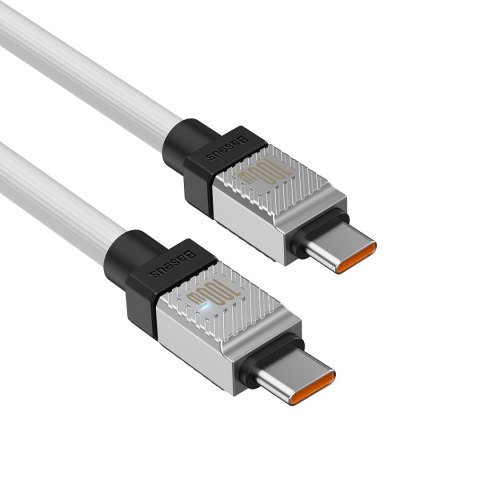 Baseus kabel CoolPlay USB-C - USB-C 1m 100W biały Baseus kabel CoolPlay USB-C - USB-C 1m 100W biały