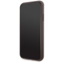 Guess nakładka do iPhone 11 GUHCN61P4SNW brązowa HC 4G Stripe