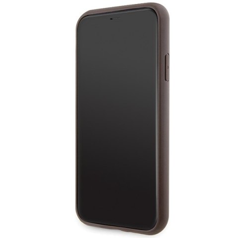 Guess nakładka do iPhone 11 GUHCN61P4SNW brązowa HC 4G Stripe Guess nakładka do iPhone 11 GUHCN61P4SNW brązowa HC 4G Stripe