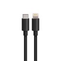 Maxlife ładowarka samochodowa PD QC MXCC-04 1x USB-C 1x USB 20W czarna + kabel USB-C - Lightning 27W Maxlife ładowarka samochodowa PD QC MXCC-04 1x USB-C 1x USB 20W czarna + kabel USB-C - Lightning 27W