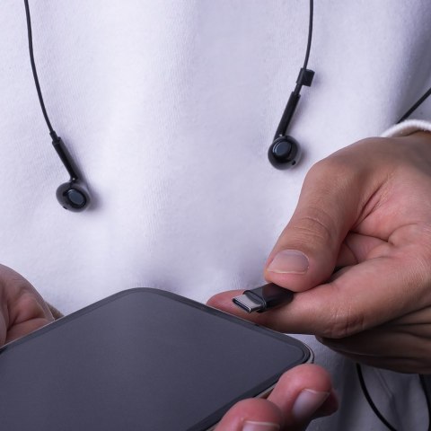 Maxlife słuchawki przewodowe MXEP-04 douszne USB-C czarne Maxlife słuchawki przewodowe MXEP-04 douszne USB-C czarne