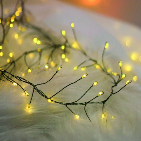 Łańcuch GAŁĄZKA zielony CLF-01 600LED żółte 6m Forever Light Łańcuch GAŁĄZKA zielony CLF-01 600LED żółte 6m Forever Light