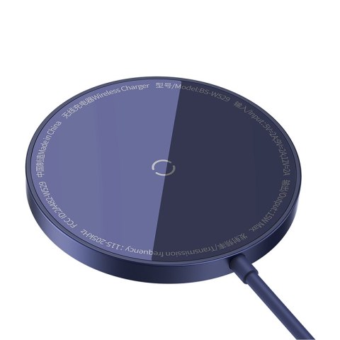 Baseus ładowarka indukcyjna Simple Mini 3 15W fiolet Baseus ładowarka indukcyjna Simple Mini 3 15W fiolet