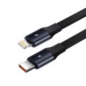 Baseus ładowarka samochodowa Enjoyment Retractable 2w1 30W czarna z kablem 1x USB-C 1x Lightning Baseus ładowarka samochodowa Enjoyment Retractable 2w1 30W czarna z kablem 1x USB-C 1x Lightning