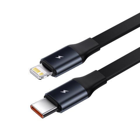 Baseus ładowarka samochodowa Enjoyment Retractable 2w1 30W czarna z kablem 1x USB-C 1x Lightning Baseus ładowarka samochodowa Enjoyment Retractable 2w1 30W czarna z kablem 1x USB-C 1x Lightning