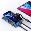 Baseus ładowarka samochodowa Enjoyment Retractable 2w1 30W czarna z kablem 1x USB-C 1x Lightning Baseus ładowarka samochodowa Enjoyment Retractable 2w1 30W czarna z kablem 1x USB-C 1x Lightning