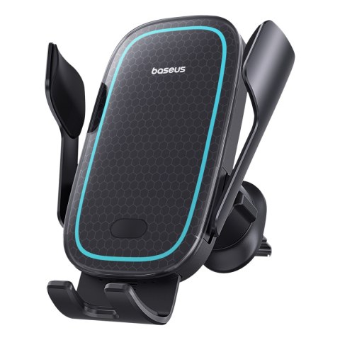 Baseus uchwyt samochodowy Milky Way Pro z funkcją ładowania bezprzewodowego 15W czarny Baseus uchwyt samochodowy Milky Way Pro z funkcją ładowania bezprzewodowego 15W czarny