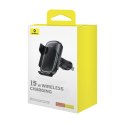 Baseus uchwyt samochodowy Milky Way Pro z funkcją ładowania bezprzewodowego 15W czarny Baseus uchwyt samochodowy Milky Way Pro z funkcją ładowania bezprzewodowego 15W czarny
