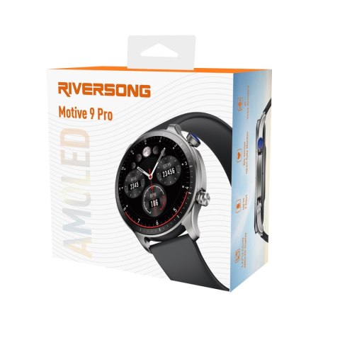 Riversong smartwatch Motive 9 Pro szary SW901 AMOLED Riversong smartwatch Motive 9 Pro szary SW901 AMOLED